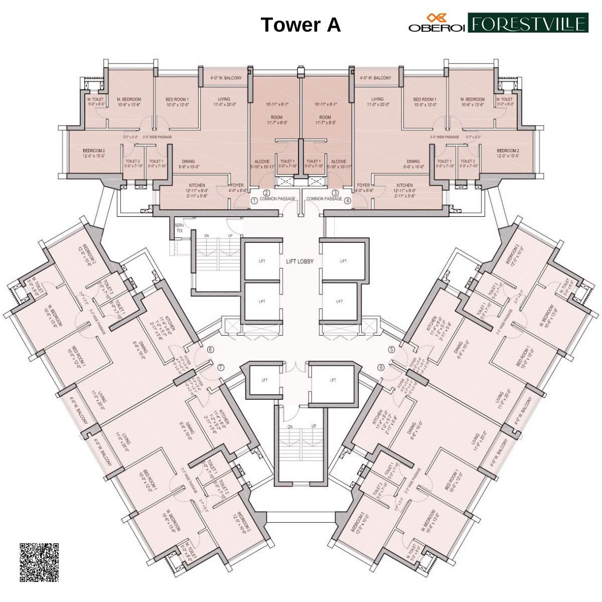 Forestville-Kolshet-Floor-Plan-Tower-A